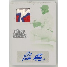 Pedro Martinez 2020 Panini Immaculate Plate Patch Auto Card #M-PM 1/1 (Sealant)