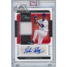 Pedro Martinez 2022 Panini Three & Two Patch Autograph Card #AJ-PM 30/45