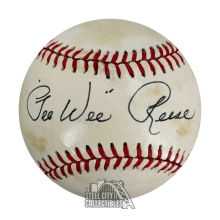 Pee Wee Reese Autographed OAL Lee MacPhail Baseball- BAS BK91494