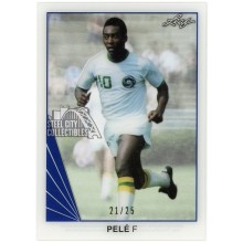 Pele 2016 Leaf Clear Blue Card #24 21/25