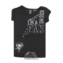 Pittsburgh Penguins Gray Fan Reebok Women's Shirt