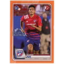 Ricardo Pepi 2020 Bowman MLS Orange Rookie Card #62 2/25 (Edge Wear)