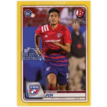 Ricardo Pepi 2020 Bowman MLS Yellow Rookie Card #62 /75