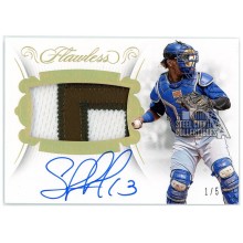 Salvador Perez 2018 Panini Flawless Game-Used Patch Auto 1/5