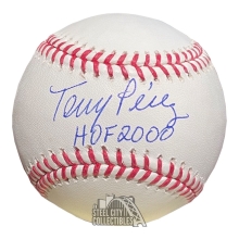 Tony Perez HOF 2000 Autographed Rawlings Baseball - JSA COA WIT174383