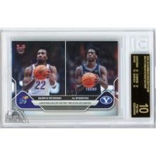Darryn Peterson & AJ Dybantsa 2025-26 Bowman U Now Rookie Card BGS 10 Black Label