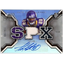 Adrian Peterson 2007 Upper Deck SPX Rookie Jersey Autograph Card #218 234/299