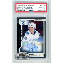 Elias Pettersson 2018-19 O-Pee-Chee Platinum Rookie Auto Card PSA 10 Gem Mint