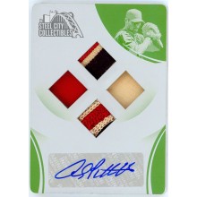 Andy Pettitte 2020 Panini Immaculate Printing Plate Quad Patch Auto Card 1/1