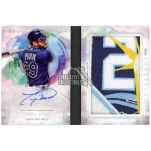 Tommy Pham 2019 Topps Inception Logo Patch Autograph Booklet #IATL-TP 2/2