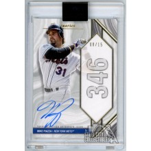 Mike Piazza 2022 Topps Luminaries Home Run Kings Autograph Card #HRK-MP 08/15