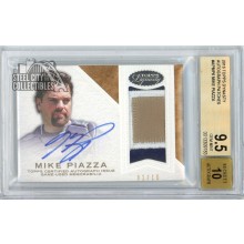 Mike Piazza 2016 Topps Dynasty Patch Autograph Card #AP-MP6 1/10 BGS 9.5