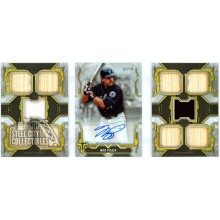 Mike Piazza 2020 Topps Triple Threads Deca Relic Auto Booklet Card #DAR-MP 07/10