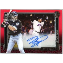 Mike Piazza 2017 Topps Tribute Generations of Excellence Red Autograph Card #GOE-MP 10/10