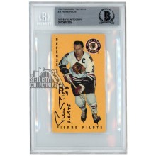 Pierre Pilote 1994-95 Parkhurst Tall Boys HOF 75 Autograph Card #31 BAS