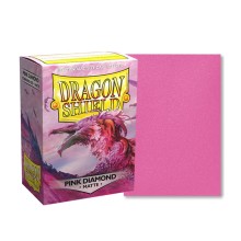Dragon Shield Matte Pink Diamond Sleeves 100ct Box