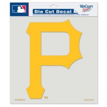Pittsburgh Pirates MLB 8x8 Logo Die Cut Decal