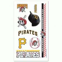 Pittsburgh Pirates MLB Temporary Tattoo Set