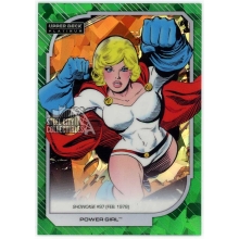 Power Girl 2026 Upper Deck DC Universe Green Crackle Card #121 28/99