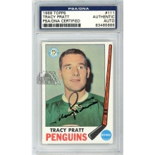 Tracy Pratt 1969-70 Topps Autograph Card #111 PSA/DNA