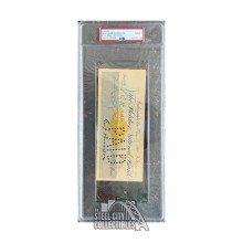 Benjamin Harrison Autographed Check - PSA/DNA 9 MINT (May 1900)