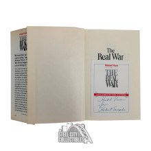 Richard Nixon Autographed The Real War Book - PSA/DNA LOA