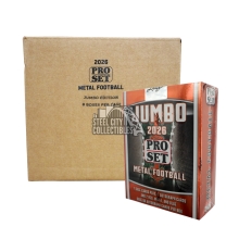 2026 Pro Set Metal Football Jumbo 8-Box Case