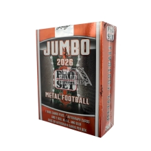 2026 Pro Set Metal Football Jumbo Box