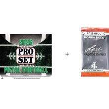 2026 Pro Set Metal Football Jumbo Box + Leaf National Bonus Pack Random Box Group Break #1 - Steve