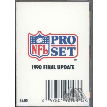 1990 Pro Set NFL Final Update 33 Card Factory Sealed 33 Card Set