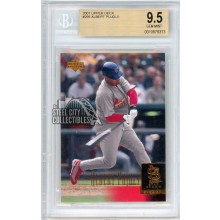 Albert Pujols 2001 Upper Deck Rookie Card #295 BGS 9.5 (No Subgrades)