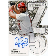Albert Pujols 2026 Topps 75 Years Autograph Card #75YA-APU 67/75