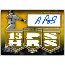 Albert Pujols 2010 Topps Triple Threads Patch Autograph Card #TTAR-114 4/9