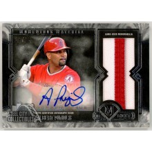 Albert Pujols 2017 Topps Museum Momentous Material Jumbo Patch Auto Card 13/15