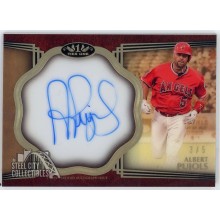 Albert Pujols 2019 Topps Tier One Clear One Autograph Card #C1A-AP 3/5
