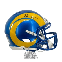 Puka Nacua Autographed Los Angeles Speed Mini Football Helmet - Fanatics
