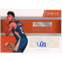 Derik Queen 2026 Panini Private Signings Autograph Card