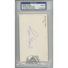 Roger Maris Autographed Index Card Auto PSA 9- PSA/DNA