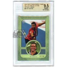 Pat Rafter 2020 Topps Transcendent Tennis VIP Green Card #46 /20 BGS 9.5