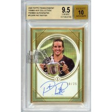 Pat Rafter 2020 Topps Transcendent Tennis HOF Autograph Card #TCA-PR /25 BGS 9.5