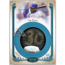 Tim Raines 2026 Topps Tier One Game-Used Bat Knob Card #BKR-TR 1/1