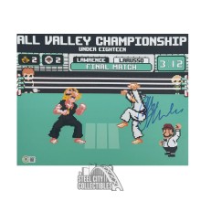 Ralph Macchio Autographed Karate Kid  8-Bit 11x14 Photo - BAS