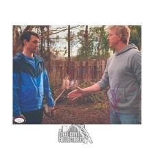 Cobra Kai Ralph Macchio / William Zabka Autographed 11x14 Photo - JSA (Handshake)