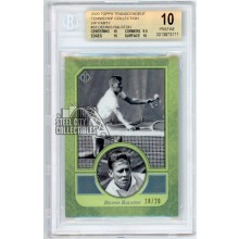 Dennis Ralston 2020 Topps Transcendent Tennis VIP Green Card #33 /20 BGS 10