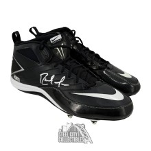 Randy Moss Autographed Nike Speed Strike Football Cleats - BAS