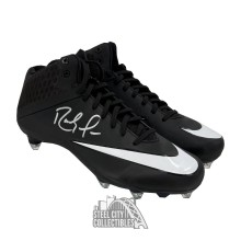 Randy Moss Autographed Nike Vapor Speed Black Football Cleats - BAS