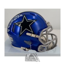 Randy White Autographed Dallas Cowboys Flash Mini Football Helmet - BAS (Smeared)