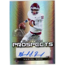 Marcel Reed 2024 Leaf Electrum Prospect Autograph Card #PA-MR1 3/3