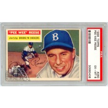 Pee Wee Reese 1956 Topps Card #260 PSA 6 EX-MT