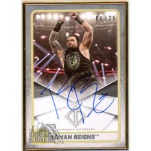 Roman Reigns 2020 Topps Transcendent WWE Autograph Card #A-RR 6/25